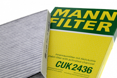 Фильтр салона MANN CUK2436 угольный