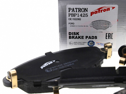Колодки тормозные PATRON PBP1425