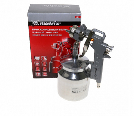 Краскопульт с нижним бачком MATRIX 57317 (0,75л)