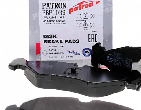 Колодки тормозные PATRON PBP1039