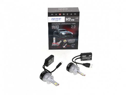 Лампы светодиодные MTF LIGHT MaxBeam H-7 12V 55W 5000LM 6000K