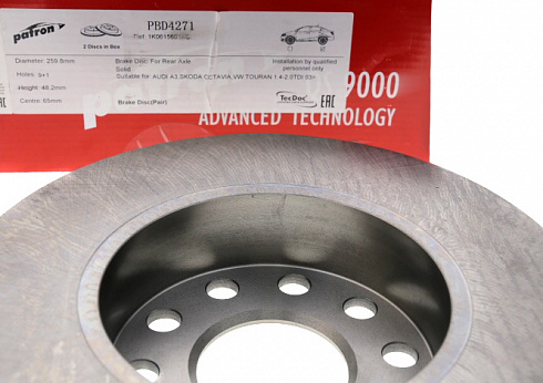 Диск тормозной PATRON PBD4271