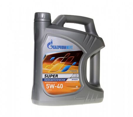Масло мотор. GAZPROMNEFT SUPER 5/40 4л п/синтетика