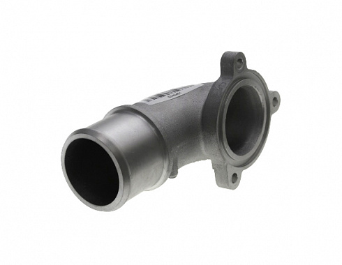 Патрубок насоса водяного ДВС Cummins 2.8L d=50 (Г-образный мет.)