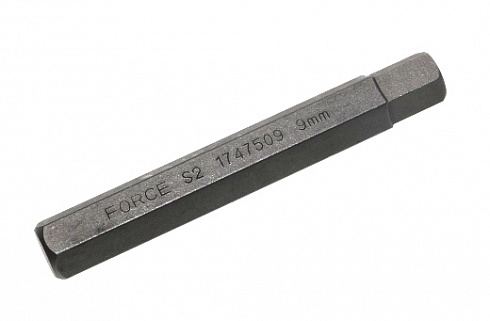 Бита-шестигранник L75мм 9 мм FORCE 1747509