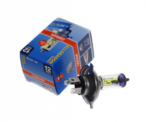 Лампа Н-4 12V  60/55W OSRAM +30% 64193ALS