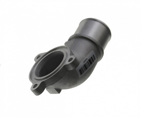 Патрубок насоса водяного ДВС Cummins 2.8L d=50 (Г-образный мет.)
