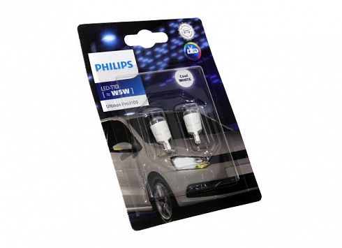 Диод габаритов 2110 белый 6000K (2шт) PHILIPS 11961CU31B2