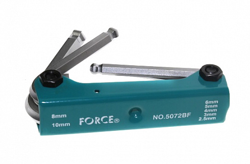 Набор шестигранников FORCE 5072BF 7 предм.