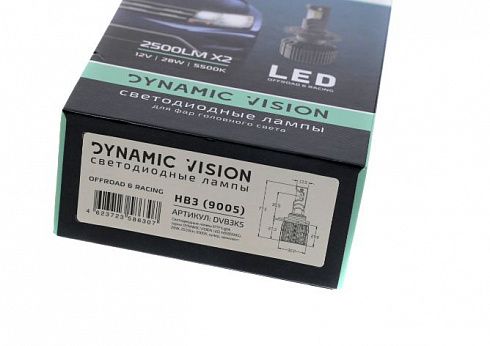 Лампы светодиодные MTF DYNAMIC VISION HB3 28W 5500LM