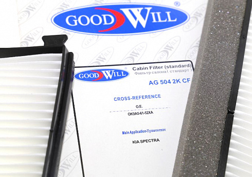 Фильтр салона Good Will AG504 2kcf