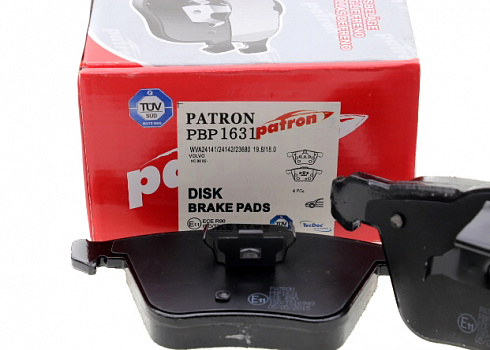 Колодки тормозные PATRON PBP1631