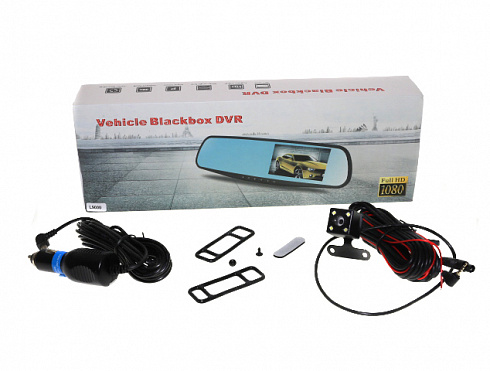 Зеркало вн/салонное с видеорегистратором VEHICLE BLACKBOX DVR L9000