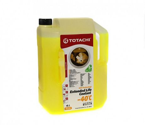 Антифриз TOTACHI ELC 4л жёлтый -40
