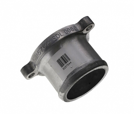 Патрубок насоса водяного ДВС Cummins 2.8L d=50 (прямой мет.)