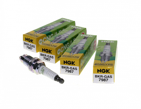 Свечи NGK №7987 BPR-GAS 2108-10 16клап. инжектор (под газ)