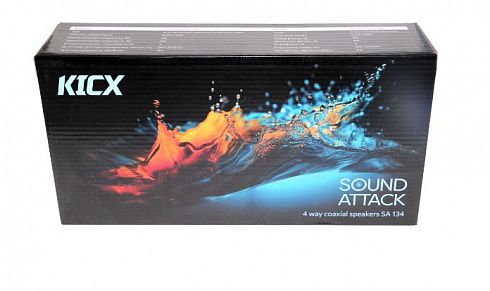 Динамики KICX SA-134 4-х полосные коаксиальные 80 W (d-13 см)