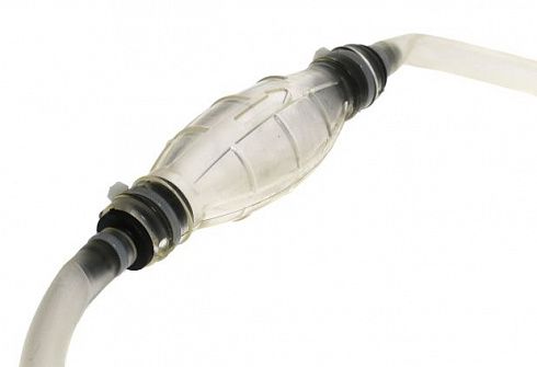 Шланг-груша  для слива топлива (силикон)