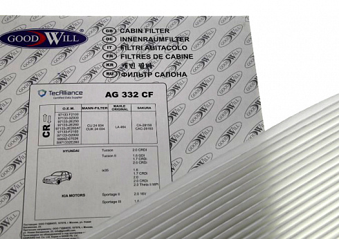 Фильтр салона Good Will AG332cf