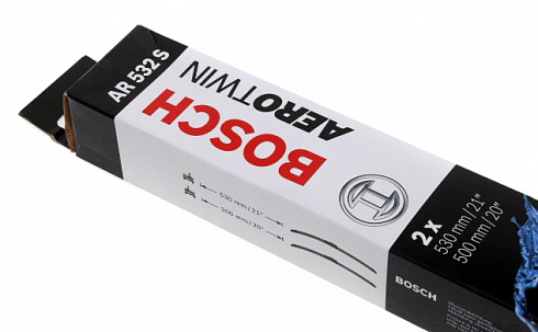 Щётки ст/очистителя BOSCH 530/500 мм беск. AR532S