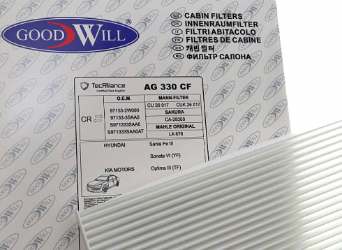 Фильтр салона Good Will AG330cf