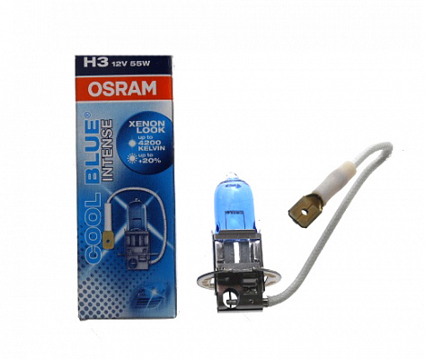 Лампа Н-3 12V  55W OSRAM +20% 64151CBI