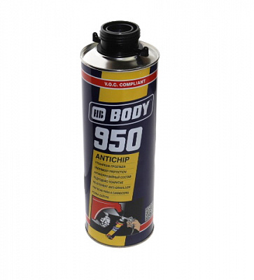 Антигравий BODY 950 чёрный 1л