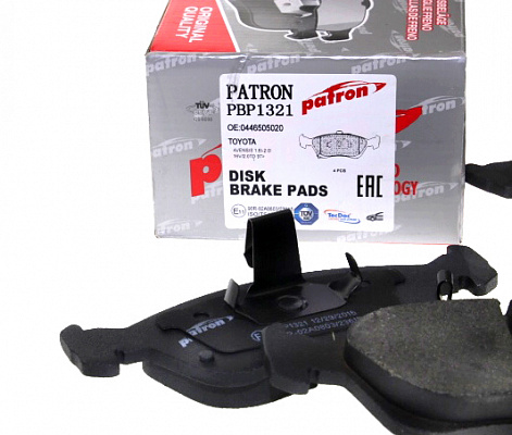 Колодки тормозные PATRON PBP1321