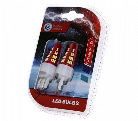 Диод 12V 21/5W 2-х конт.без цоколя белый (48SMD диодов) (2шт.) TBP