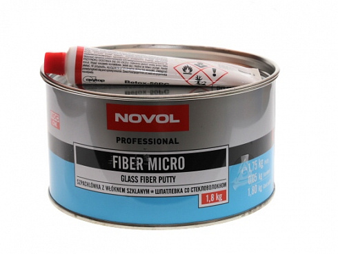 Шпатлёвка NOVOL FIBER MICRO 1,8 кг