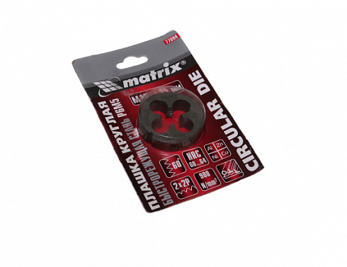 Плашка 12*1,25мм MATRIX 77094