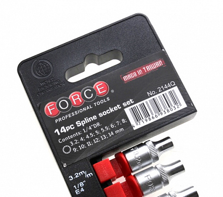 Набор головок FORCE 2144Q 1/4 14 предм.