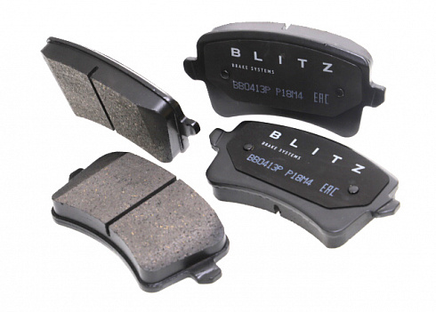 Колодки тормозные BLITZ BB0413P
