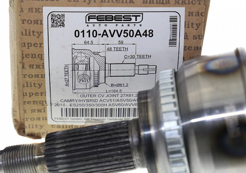 ШРУС FEBEST наружный 0110AVV50A48