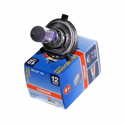 Лампа Н-4 12V  60/55W OSRAM +30% 64193ALS