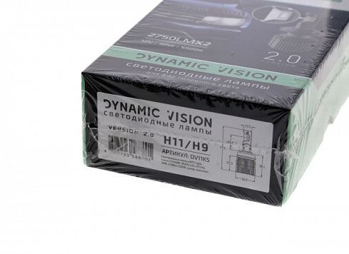 Лампы светодиодные MTF DYNAMIC VISION H-11 28W 5500LM