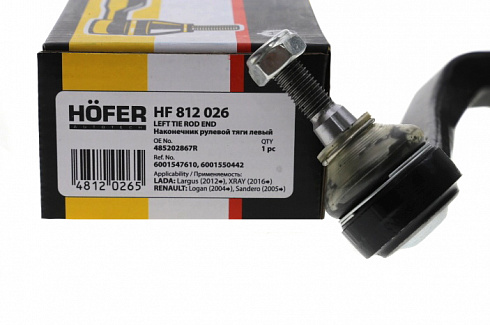Наконечник тяги рулевой Ларгус HOFER HF812026 левый