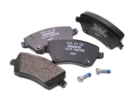 Колодки Ларгус, Веста тормозные передние RENAULT 16-клап. 410608481R