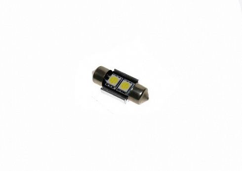 Диод салона белый (2SMD диода) 31мм с обманкой