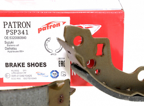 Колодки тормозные PATRON PSP341