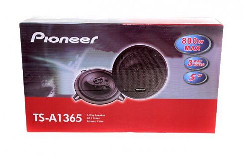 Динамики PIONEER TS-A1365 3-х полосные коаксиальные 80 W (d-13 см)