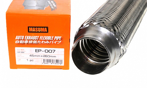 Гофра глушителя Masuma EP-007 45*260