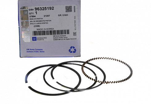 Кольца поршневые GM 96325192