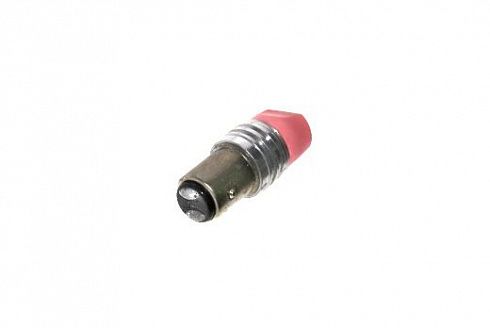 Диод 12V 21W 2-х контакт.  красный 3D стробоскоп