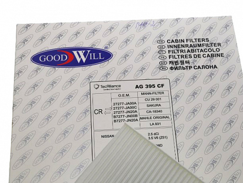 Фильтр салона Good Will AG395cf