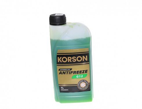 Антифриз KORSON KS20011 1л зелёный G12 (концентрат)