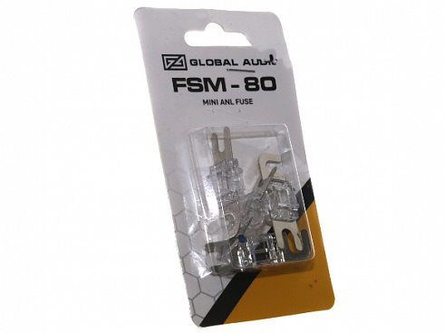Предохранитель акустический GLOBAL AUDIO типа MiniANL FSM-80А (4шт.)