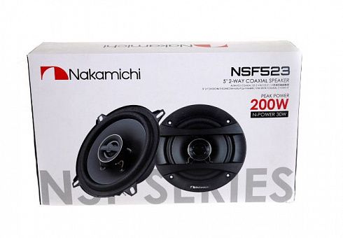 Динамики NAKAMICHI NSF-523 2-х полосные коаксиальные 200 W (d-13 см)