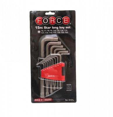 Набор звёзд FORCE 5151L Г-образн. 15 пред.