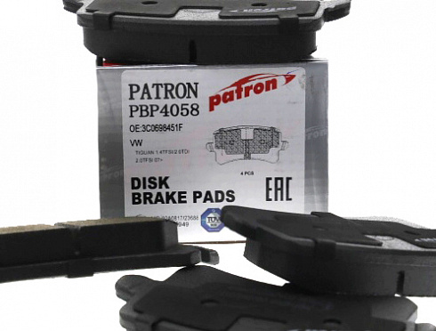 Колодки тормозные PATRON PBP4058